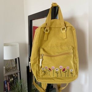 wild fable | embroidered floral backpack